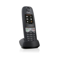 Gigaset E630HX int. Mobilteil IP65 mit Ladeschale - schwarz