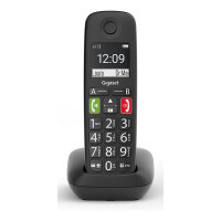 Gigaset E290 Grotastenschnurlostelefon - schwarz int.
