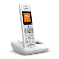 Gigaset E390A Schnurlostelefon mit Anrufbeantworter...