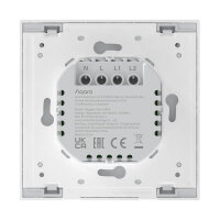 Aqara Smart Wall Switch H1(With Neutral, Double Rocker)(HomeKit)