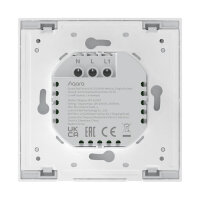 Aqara Smart Wall Switch H1 (With Neutral, Single Rocker) weiß (HomeKit)