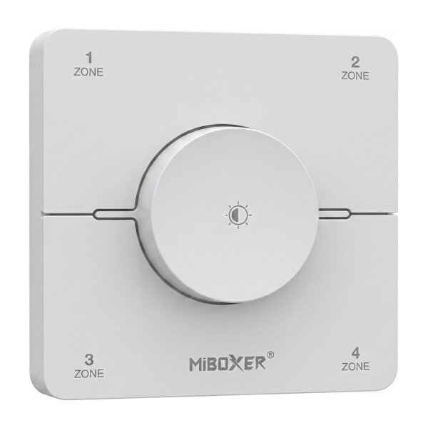 LED Fernbedienung 2,4GHz dual white (CCT) 4 Zonen Drehbares Panel (w) *Milight/Miboxer*