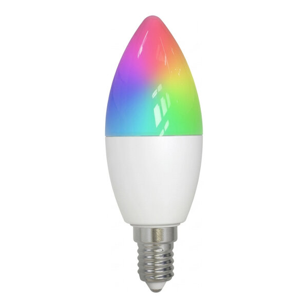 LED Retrofit E14 Kerze milchig 4W RGB-WW (RGB-CCT) Candle Light *Milight/Miboxer*