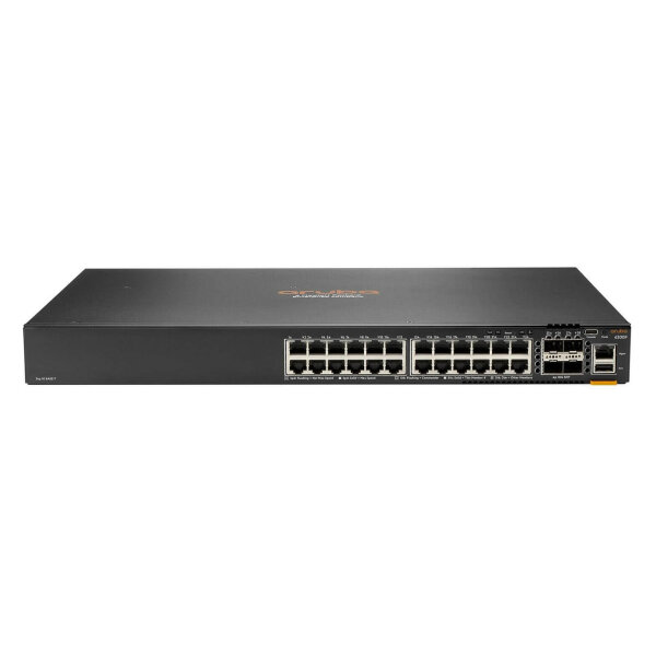 HPE Aruba Networking CX 6200F 24G Class-4 PoE 4SFP+ 370W Switch (EN)