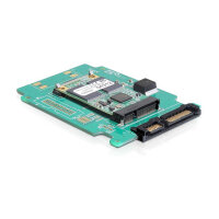 DELOCK Converter SATA 22pin > mSATA 2.5 Platine