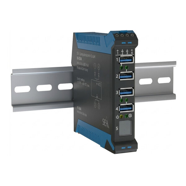 SEH IH-304 USB 3.0 Hub Hutschiene