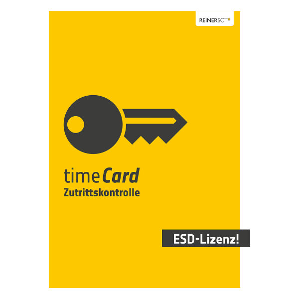 REINER SCT timeCard 10 Zutrittskontrolle Jahreslizenz 10 Mitarbeiter - ESD