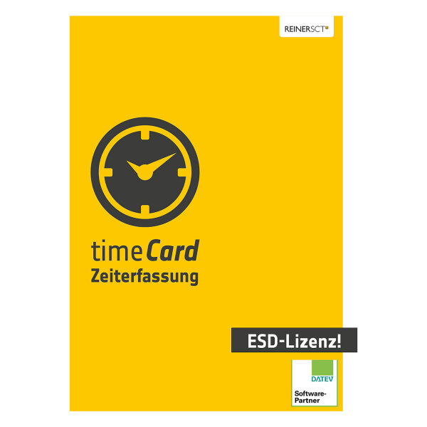 REINER SCT timeCard 10 - Jahreslizenz 50 Mitarbeiter - ESD
