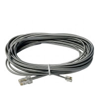 MITEL Anschlussschnur 6m MW6/MW8 RJ11/RJ45 silber
