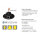 Synergy 21 LED Spot Pendelleuchte UFO 200W für Industrie/Lagerhallen cw 90°