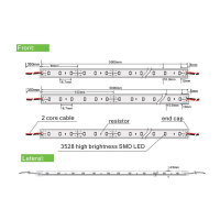 Synergy 21 LED Flex Strip 3528 - 60 KW DC12V 24W IP65