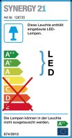 Synergy 21 LED Rundleuchte transparent 12W RL nw