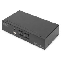 DIGITUS 4-Port KVM-Switch Single-Display