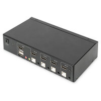 DIGITUS 4-Port KVM-Switch Single-Display