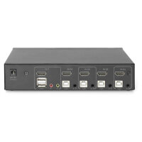 DIGITUS 4-Port KVM-Switch Single-Display