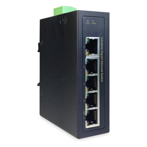 DIGITUS 5-Port Gigabit Industrie Switch Unmanaged