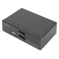 DIGITUS 2-Port KVM-Switch Single-Display