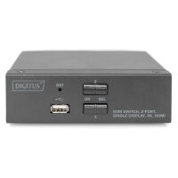 DIGITUS 2-Port KVM-Switch Single-Display