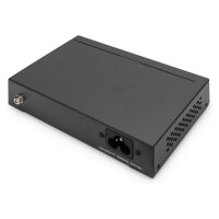 DIGITUS 4-Port PoE Switch Gigabit Ethernet + 1-port uplink