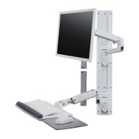 ERGOTRON LX Wand Halterung System weiss Tastatur- und...