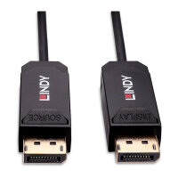 LINDY Fibre Optic Hybrid DisplayPort 2.0 UHBR10 Kabel 10m