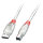 LINDY USB 2.0 Kabel Typ A/B transparent M/M 0.5m