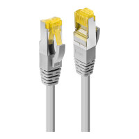 LINDY Patchkabel Cat6A S/FTP LSZH Cat7 Rohkabel grau 0.30m