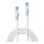 LINDY Patchkabel Cat6A S/FTP PIMF LSZH weiß 0.30m
