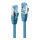 LINDY Patchkabel Cat6A S/FTP PIMF LSZH blau 1.00m
