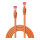 LINDY Patchkabel Cat6 S/FTP orange 1.00m