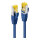 LINDY Patchkabel Cat6A S/FTP LSZH Cat7 Rohkabel blau 1.00m