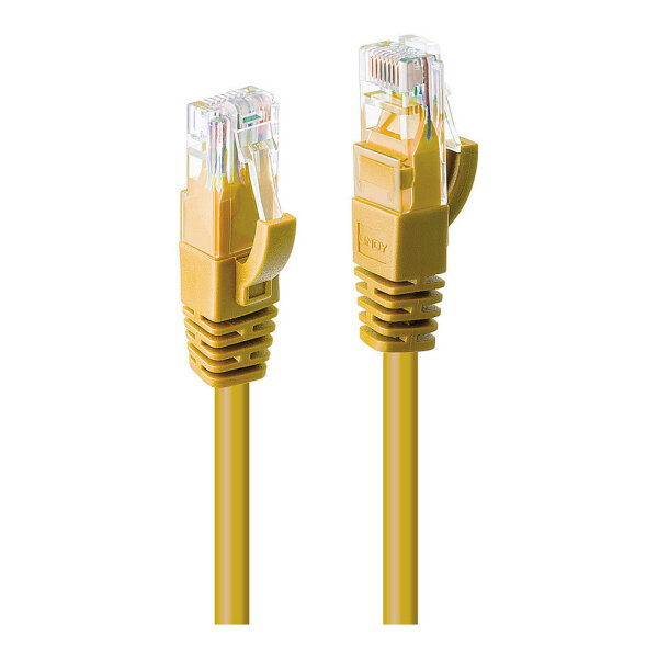 LINDY Patchkabel Cat6 U/UTP gelb 3.00m