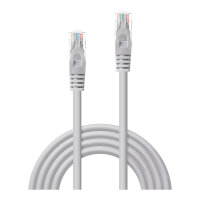 LINDY Patchkabel Cat6 U/UTP Basic grau 2.00m
