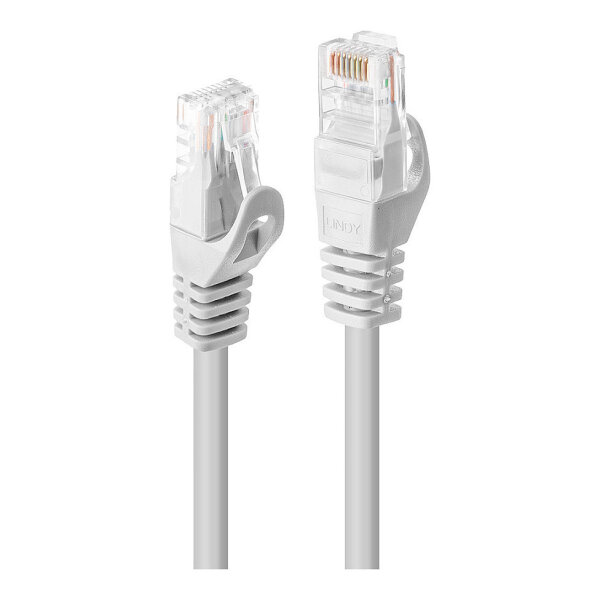 LINDY Patchkabel Cat6 U/UTP Basic weiß 0.30m