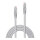 LINDY Patchkabel Cat6 U/UTP Basic grau 1.00m