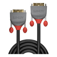 LINDY DVI-D Dual Link Kabel Anthra Line 7.50m