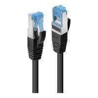 LINDY Patchkabel Cat6A S/FTP PIMF TPE schwarz 1.00m