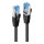 LINDY Patchkabel Cat6A S/FTP PIMF TPE schwarz 1.00m
