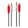 LINDY Audiokabel Stereo 2m 2xRCA (Cinch) m/m vergoldet