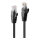 LINDY Patchkabel Cat6 U/UTP schwarz 0.50m