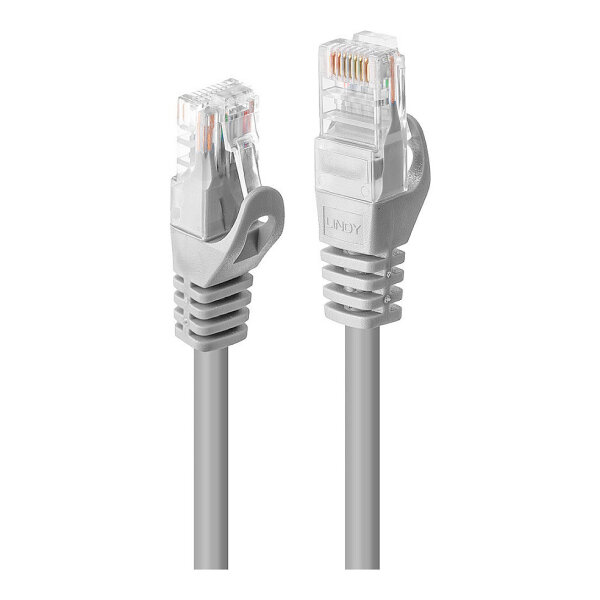 LINDY Patchkabel Cat5e U/UTP grau 2.00m