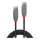 LINDY USB 2.0 Kabel Typ A/A Anthra Line M/M 1m