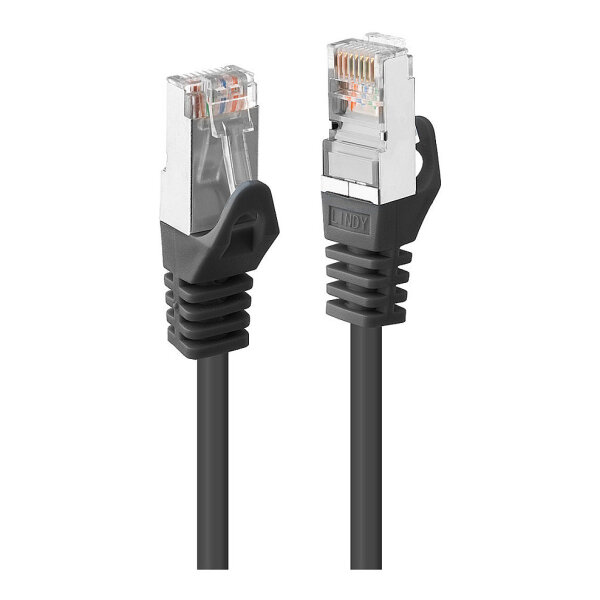 LINDY Patchkabel Cat5e F/UTP schwarz 1.00m