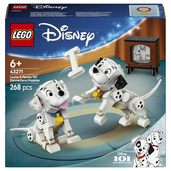 LEGO 43271 Disney Classic Die Welpen Lucky und Penny aus 101 Dalmatiner