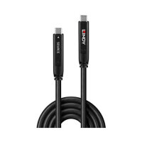 LINDY 10m USB 3.2 Gen 1 & DP 1.4 Typ C Hybrid Cable