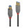 LINDY USB 3.0 Kabel Typ A/B Anthra Line M/M 0.5m