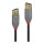 LINDY USB 3.0 Verlängerung Typ A/A Anthra Line M/F 1m