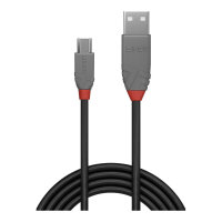 LINDY USB 2.0 Kabel Typ A/Micro-B Anthra Line M/M 0.5m