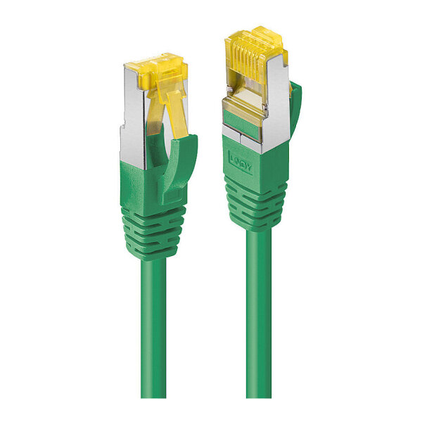 LINDY Patchkabel Cat6A RJ45 S/FTP Cat7 LSZH Kabel grün 0,3m