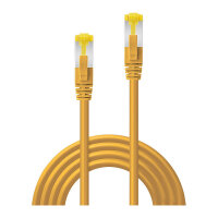 LINDY Patchkabel Cat6A RJ45 S/FTP Cat7 LSZH Kabel gelb 1m